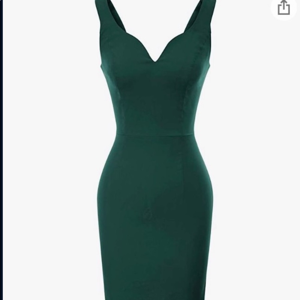 🦚 Grace Karin Green Cocktail Dress 🦚